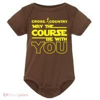 Cross Country May The Course Be With You Baby Bodysuit thumb 0