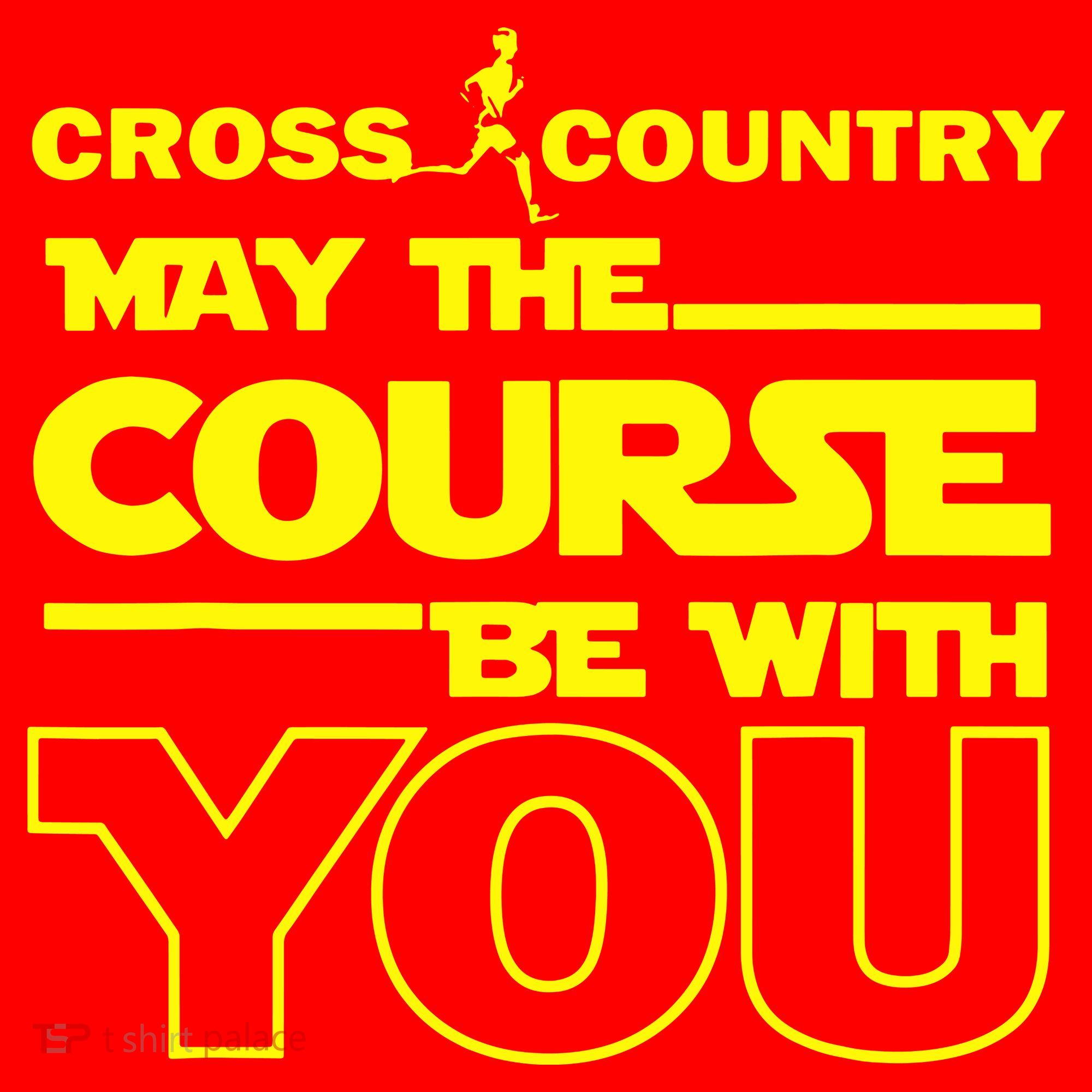 Cross Country May The Course Be With You Santa Hat