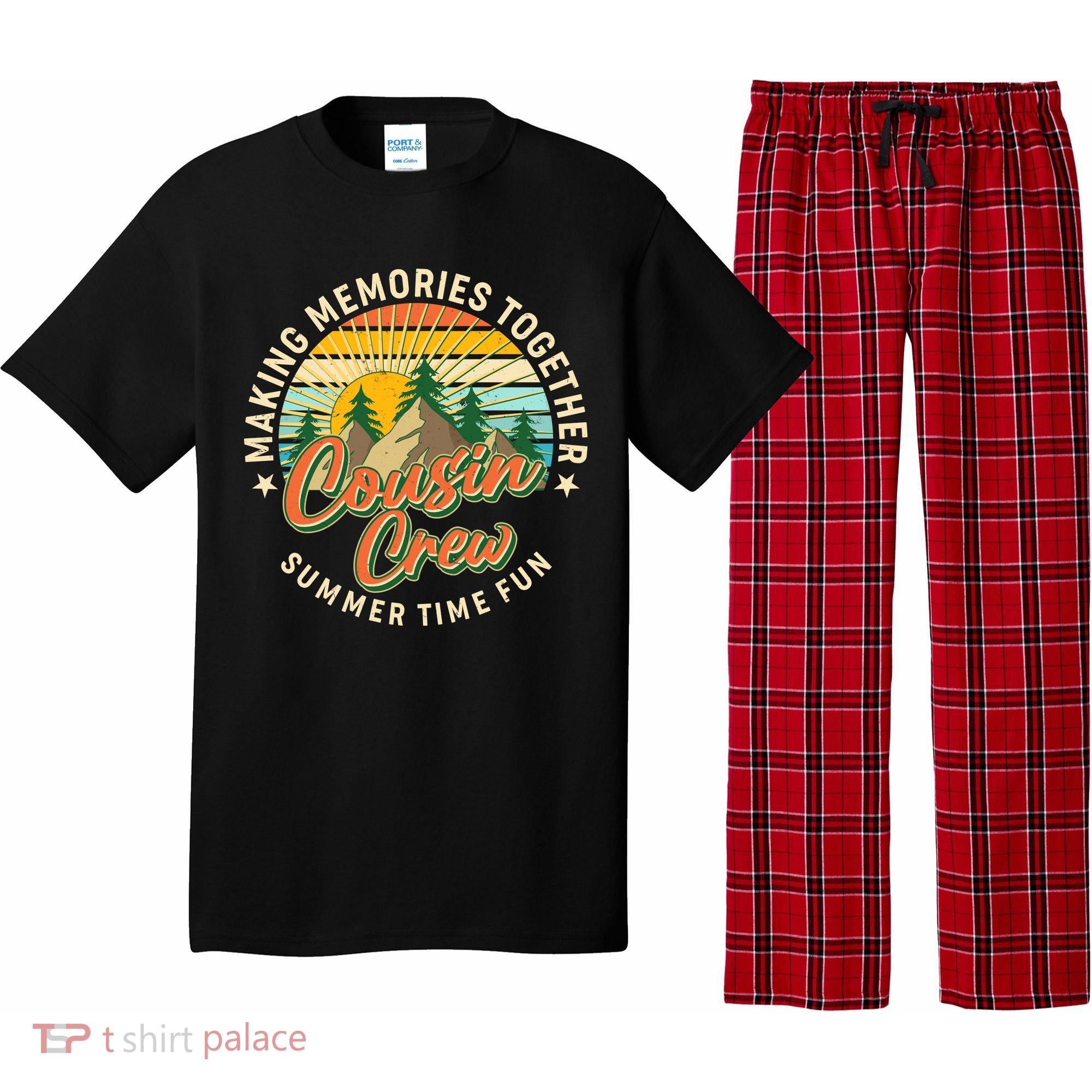 Cousin Crew Making Memories Together Summer Time Fun Pajama Set