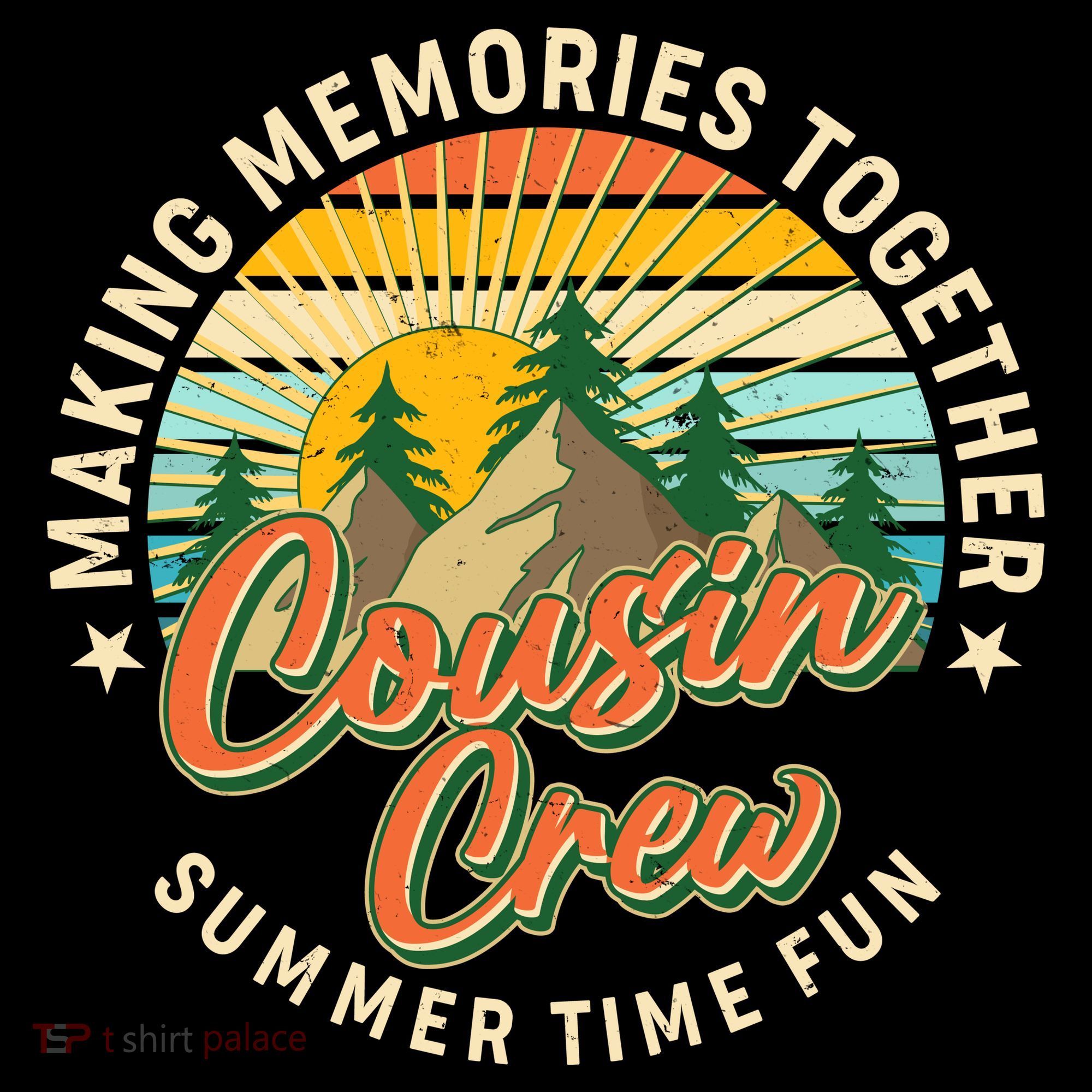 Cousin Crew Making Memories Together Summer Time Fun Women's Hoodie