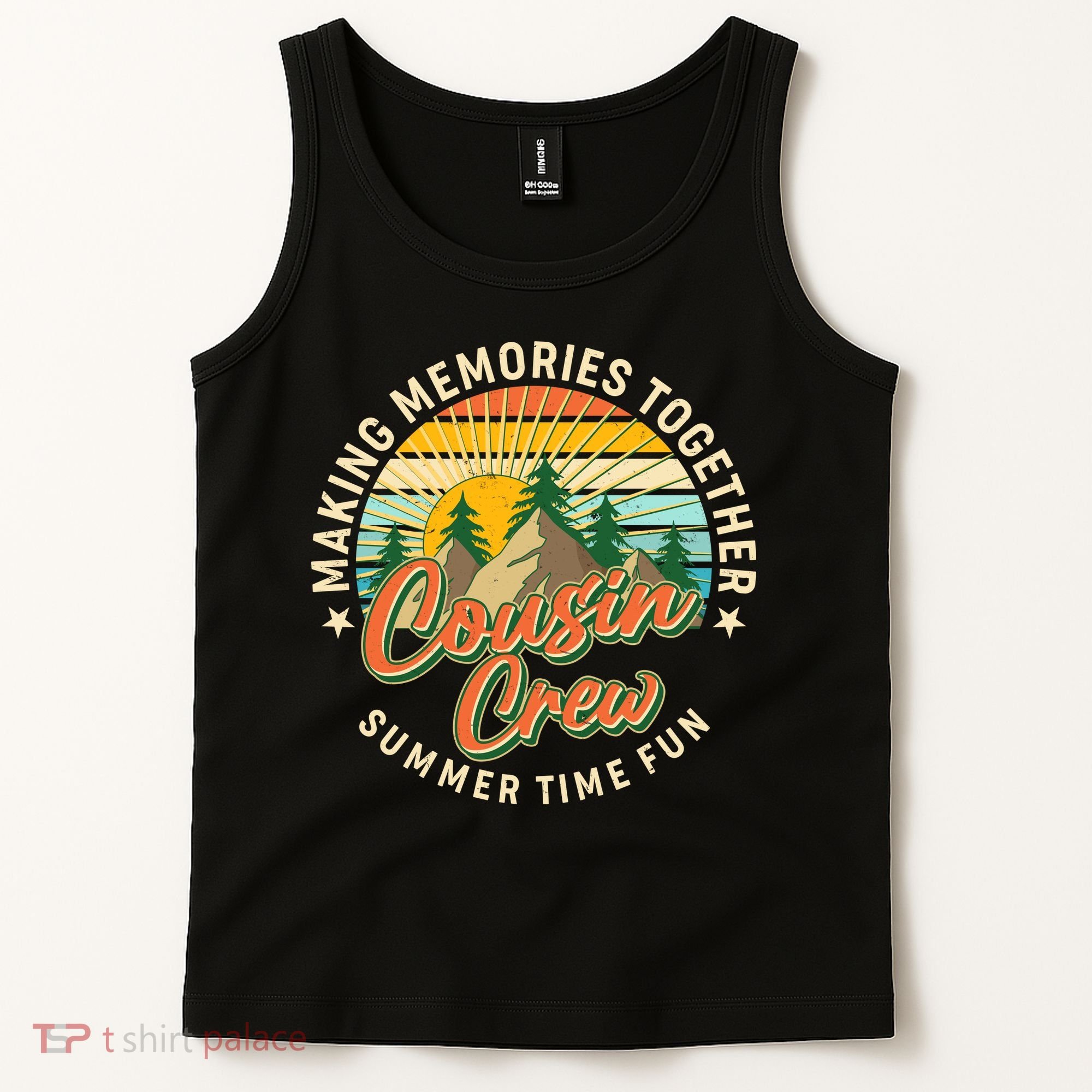 Cousin Crew Making Memories Together Summer Time Fun Tank Top