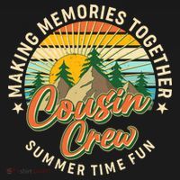 Cousin Crew Making Memories Together Summer Time Fun Toddler T-Shirt thumb 4