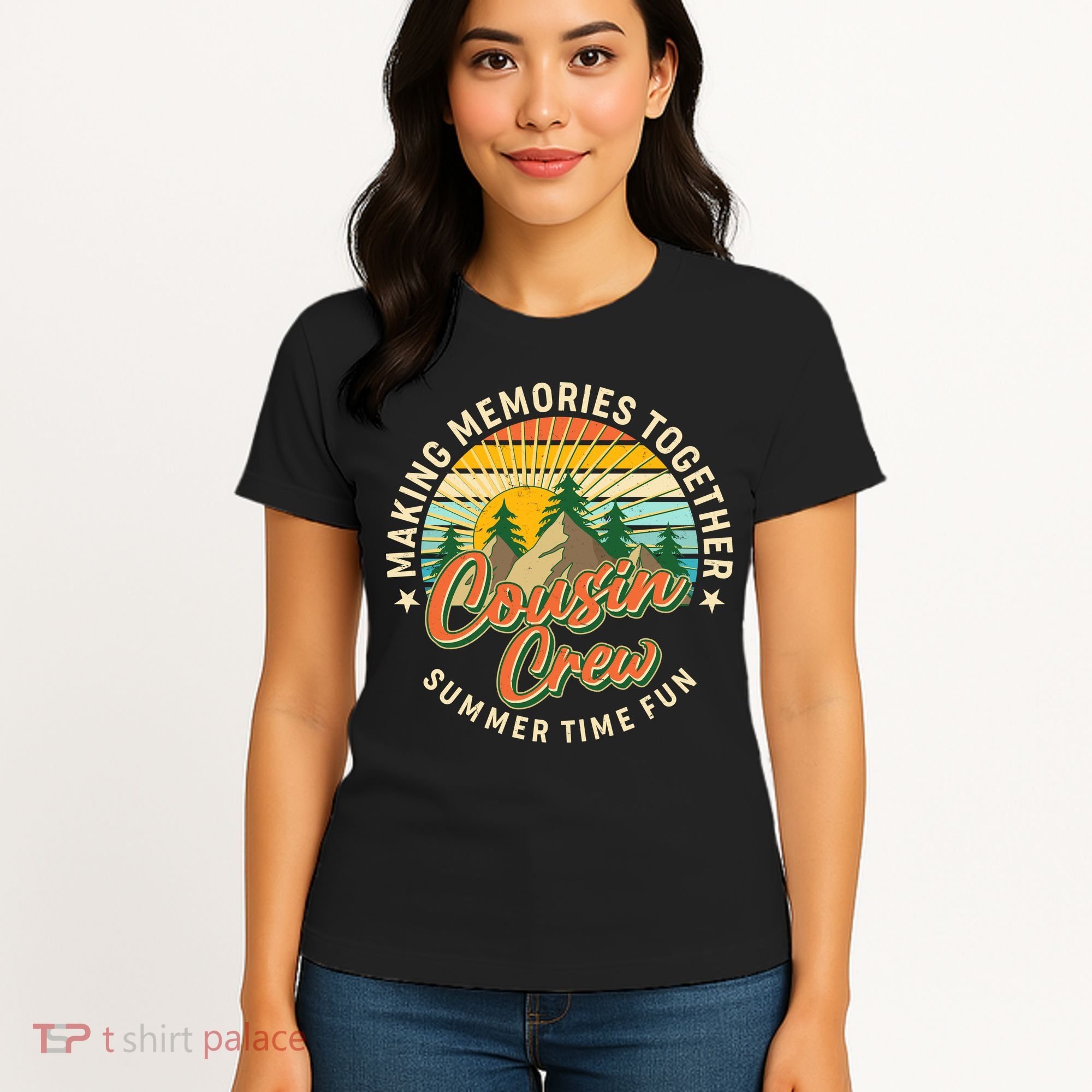 Cousin Crew Making Memories Together Summer Time Fun Women's T-Shirt