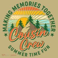 Cousin Crew Making Memories Together Summer Time Fun T-Shirt thumb 7