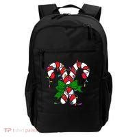 Candy Cane Merry And Bright Christmas Lights Backpack thumb 0