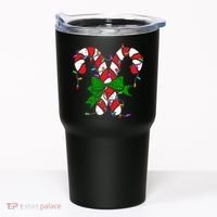 Candy Cane Merry And Bright Christmas Lights Tumbler thumb 0