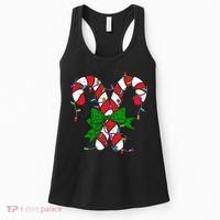 Candy Cane Merry And Bright Christmas Lights Women's Tank Top thumb 0