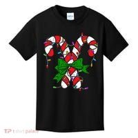 Candy Cane Merry And Bright Christmas Lights Kids T-Shirt thumb 0