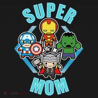 Comics Classic Mothers Day Kawaii Super Mom Backpack thumb 2