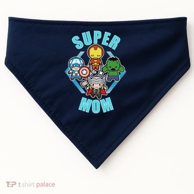 Comics Classic Mothers Day Kawaii Super Mom USA-Made Doggie Bandana
