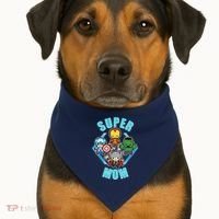Comics Classic Mothers Day Kawaii Super Mom USA-Made Doggie Bandana thumb 1