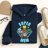 Comics Classic Mothers Day Kawaii Super Mom Hoodie thumb 4