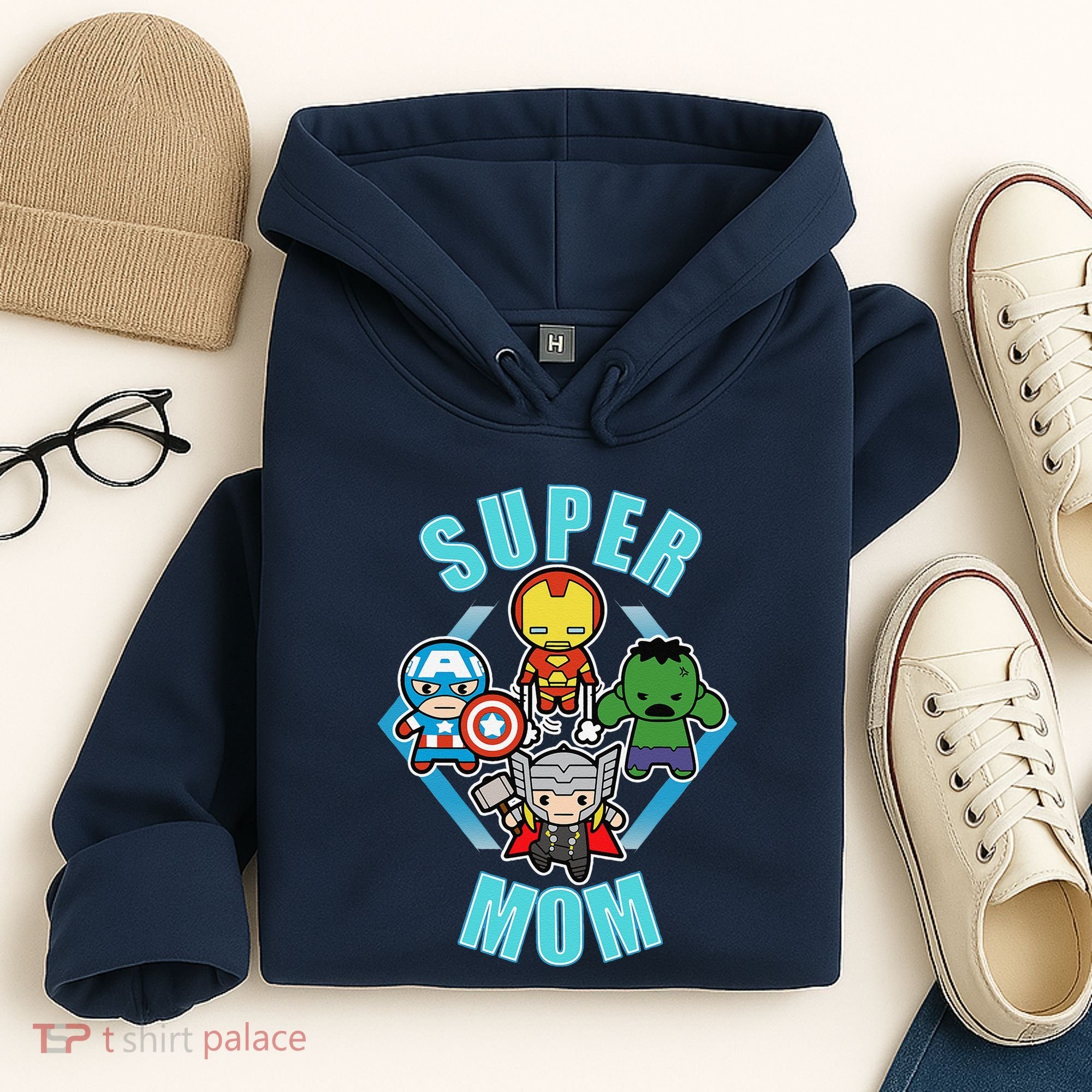 Comics Classic Mothers Day Kawaii Super Mom Hoodie