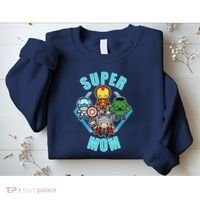 Comics Classic Mothers Day Kawaii Super Mom Sweatshirt thumb 2