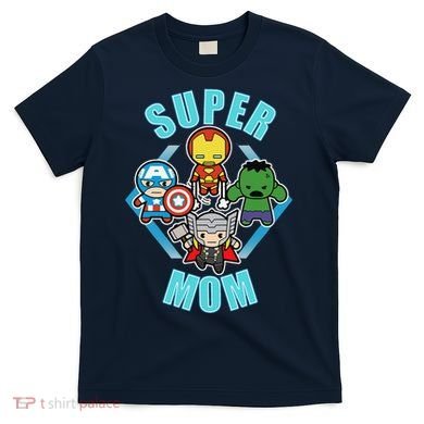 Comics Classic Mothers Day Kawaii Super Mom T-Shirt