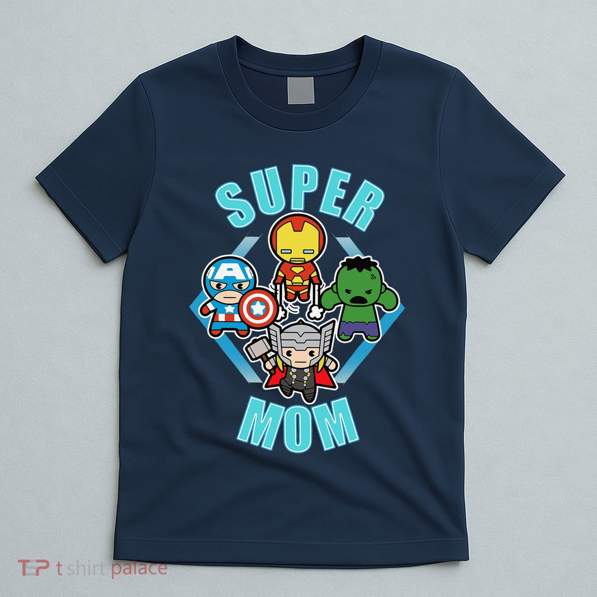 Comics Classic Mothers Day Kawaii Super Mom T-Shirt