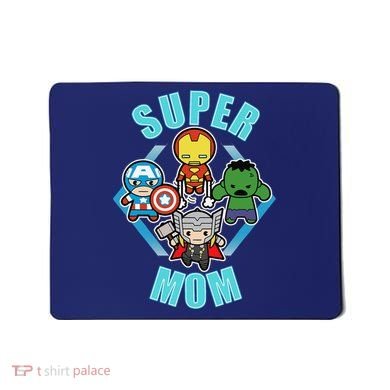 Comics Classic Mothers Day Kawaii Super Mom Mousepad