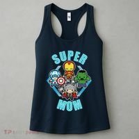 Comics Classic Mothers Day Kawaii Super Mom Women's Tank Top thumb 3