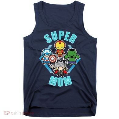 Comics Classic Mothers Day Kawaii Super Mom Tank Top