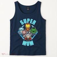 Comics Classic Mothers Day Kawaii Super Mom Tank Top thumb 2
