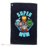 Comics Classic Mothers Day Kawaii Super Mom Golf Towel thumb 0