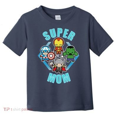 Comics Classic Mothers Day Kawaii Super Mom Toddler T-Shirt