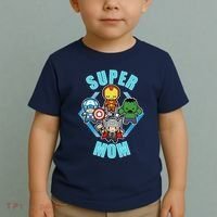 Comics Classic Mothers Day Kawaii Super Mom Toddler T-Shirt thumb 2