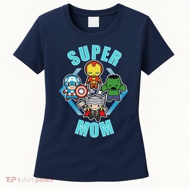 Comics Classic Mothers Day Kawaii Super Mom Women's T-Shirt