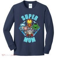 Comics Classic Mothers Day Kawaii Super Mom Kids Long Sleeve Shirt thumb 0