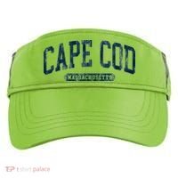 Cape Cod Massachusetts Retro Preppy Adult Drive Performance Visor thumb 0