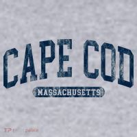 Cape Cod Massachusetts Retro Preppy Women's Racerback Cropped Tank thumb 2