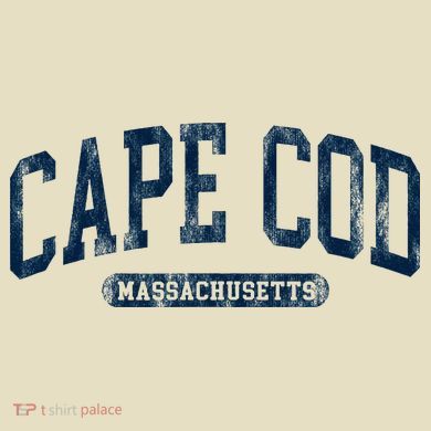 Cape Cod Massachusetts Retro Preppy Comfort Colors Boxy T-Shirt