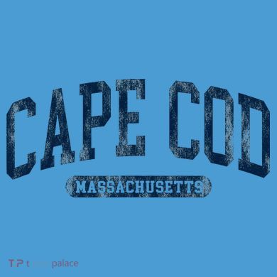 Cape Cod Massachusetts Retro Preppy Tie Dye Hoodie