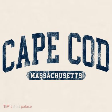 Cape Cod Massachusetts Retro Preppy Garment-Dyed Women's Muscle Tee