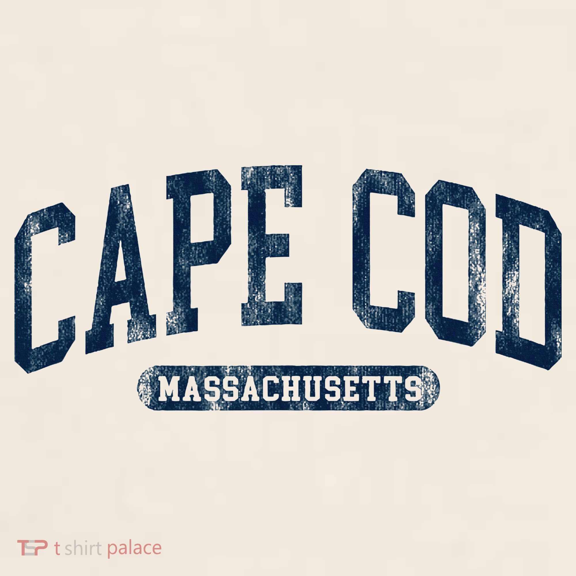 Cape Cod Massachusetts Retro Preppy Garment-Dyed Women's Muscle Tee
