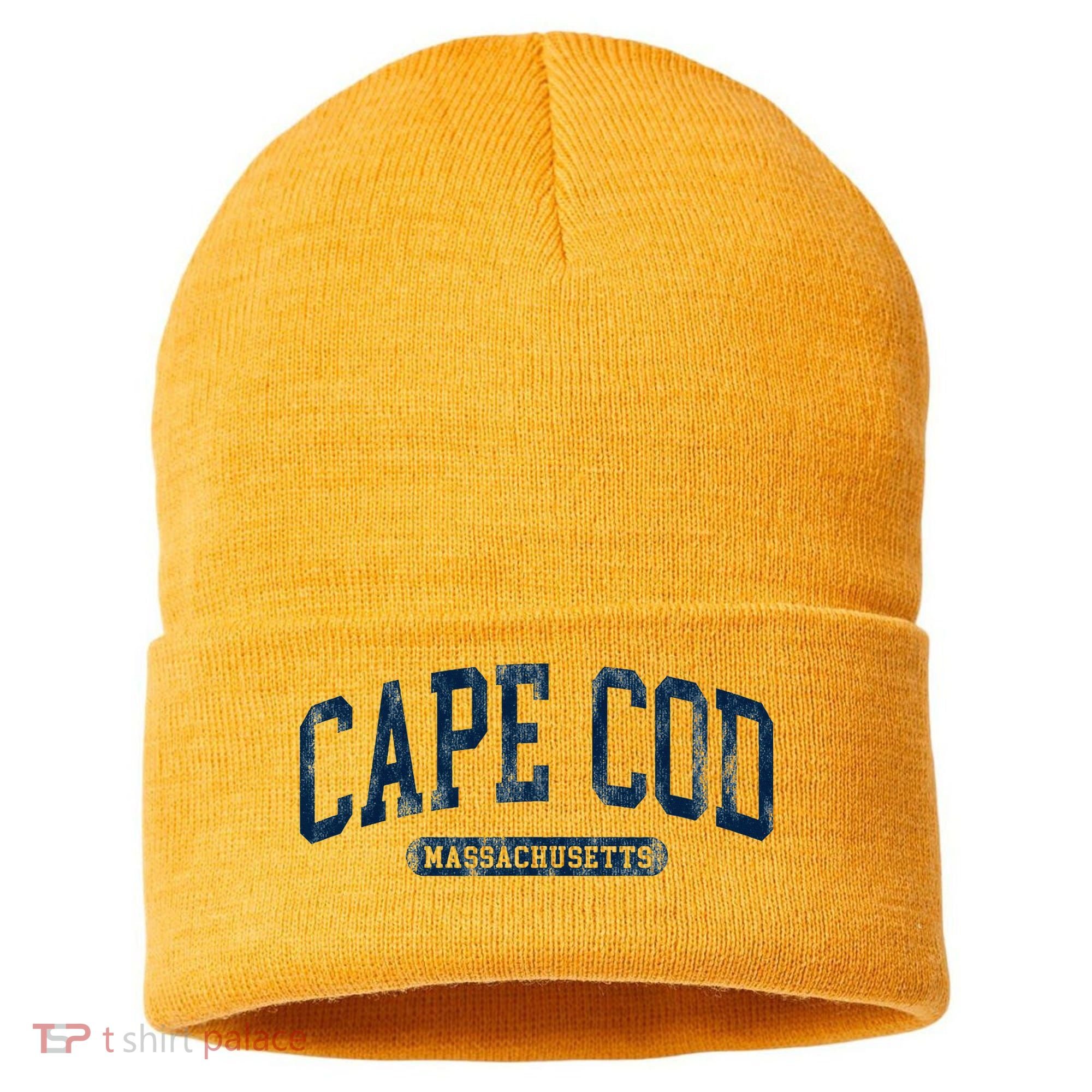 Cape Cod Massachusetts Retro Preppy Sustainable Knit Beanie