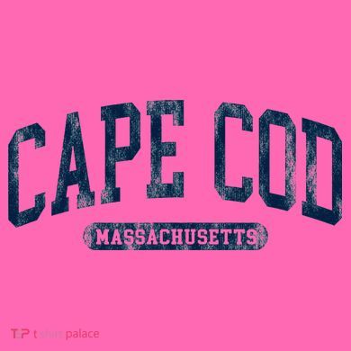 Cape Cod Massachusetts Retro Preppy Stripe Pom Pom Beanie