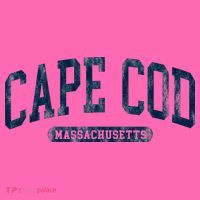 Cape Cod Massachusetts Retro Preppy Stripe Pom Pom Beanie thumb 2