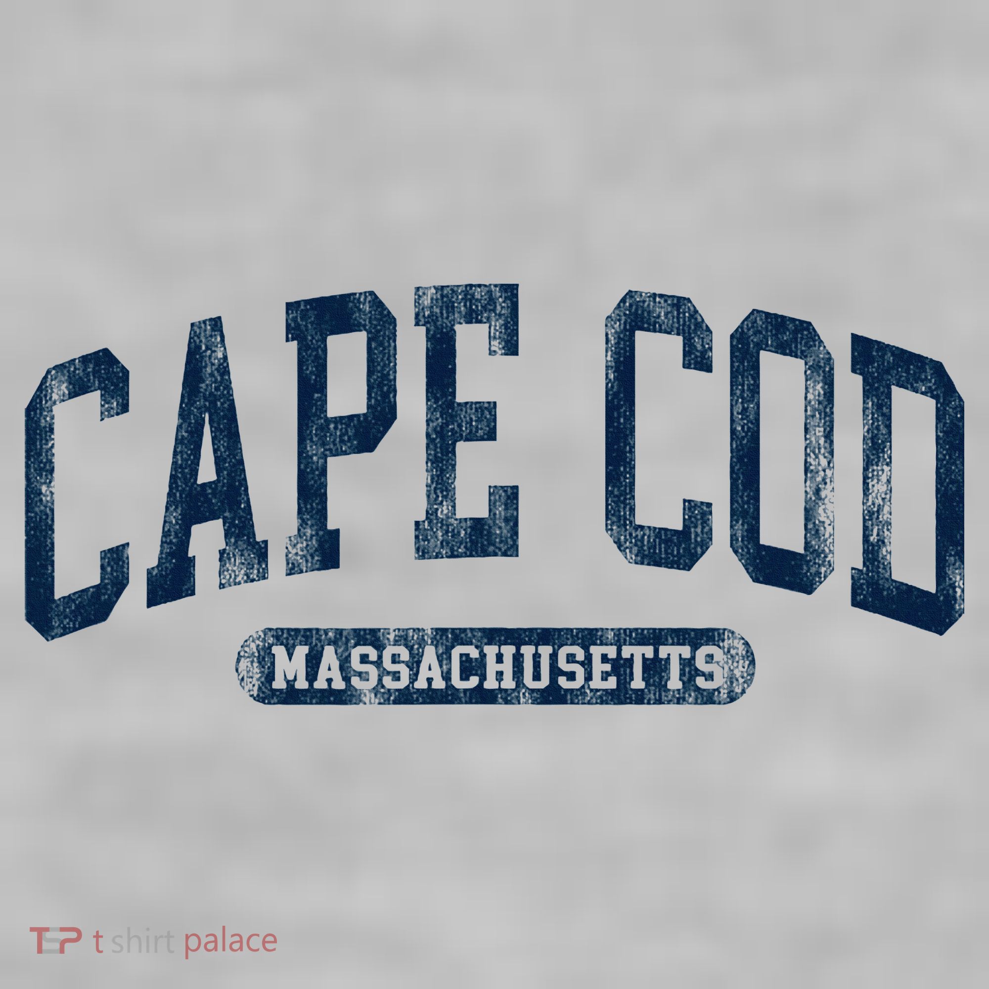 Cape Cod Massachusetts Retro Preppy Ladies PosiCharge Tri-Blend Wicking Tank