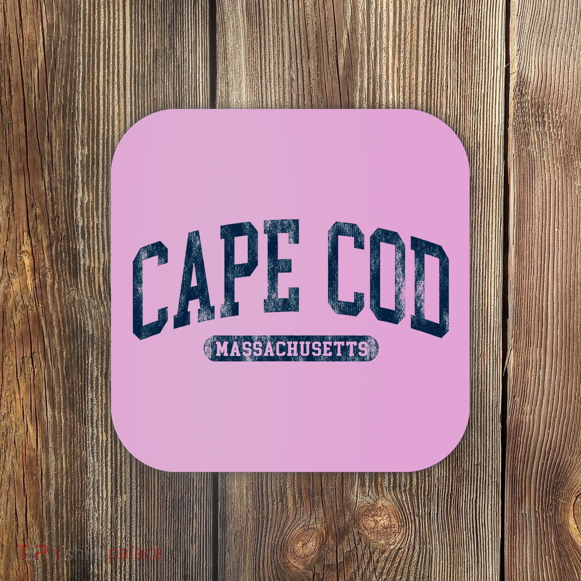 Cape Cod Massachusetts Retro Preppy Coaster