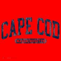Cape Cod Massachusetts Retro Preppy Santa Hat thumb 1