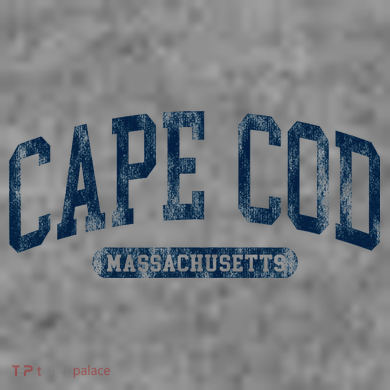 Cape Cod Massachusetts Retro Preppy Sweatshirt Cinch Pack Bag