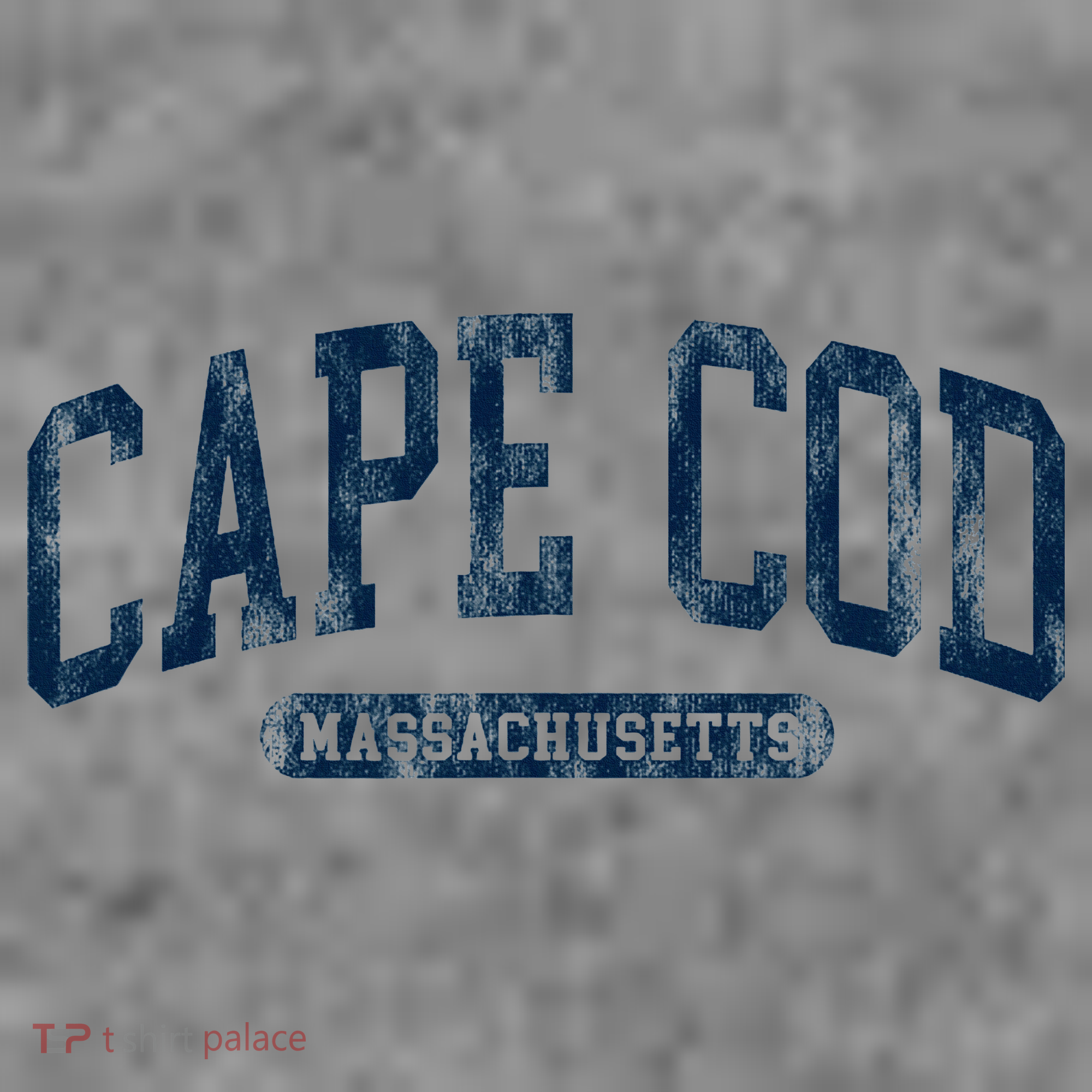 Cape Cod Massachusetts Retro Preppy Sweatshirt Cinch Pack Bag
