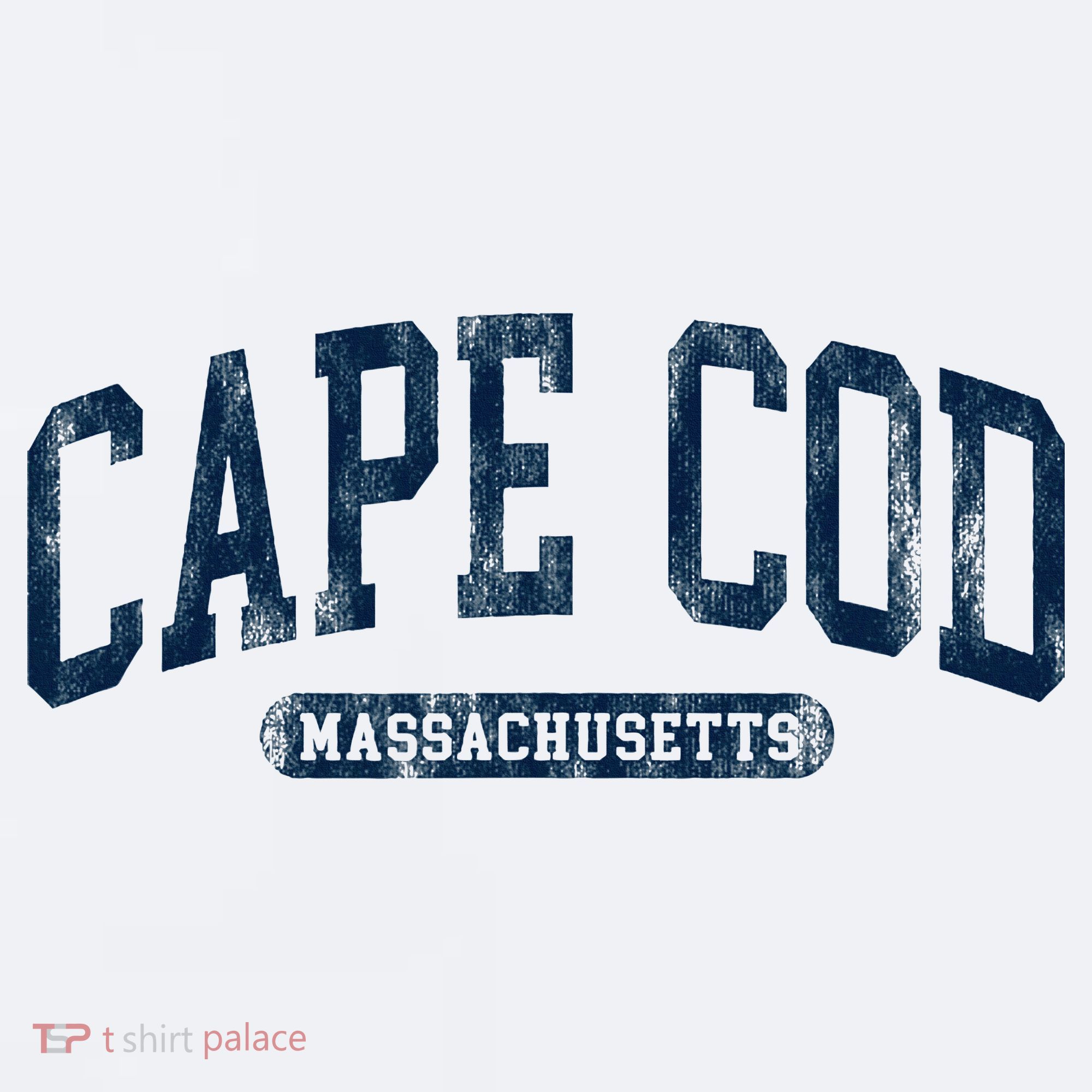 Cape Cod Massachusetts Retro Preppy Sueded Cloud Jersey T-Shirt