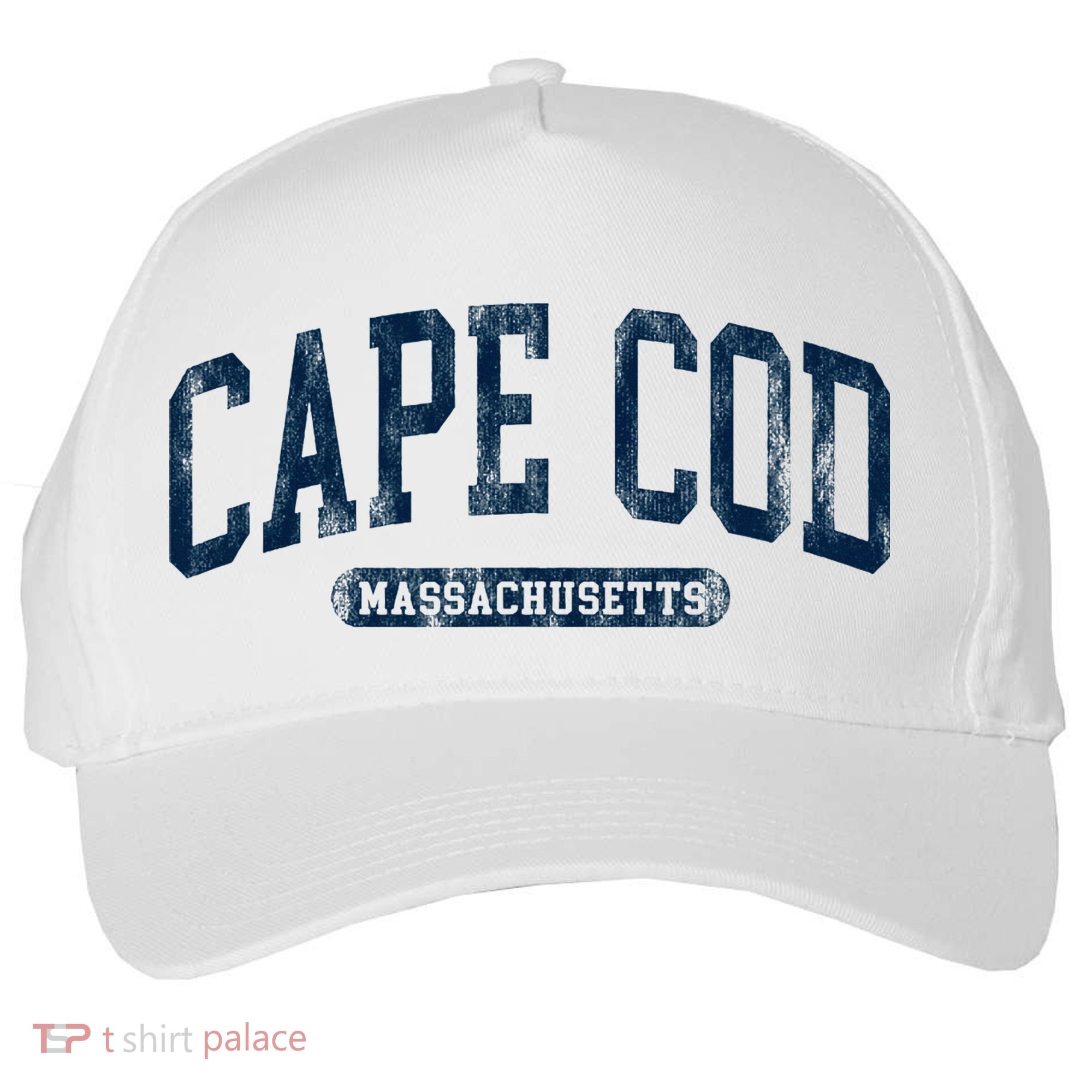 Cape Cod Massachusetts Retro Preppy Five-Panel Snapback Cap