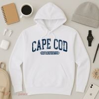 Cape Cod Massachusetts Retro Preppy Hoodie thumb 3