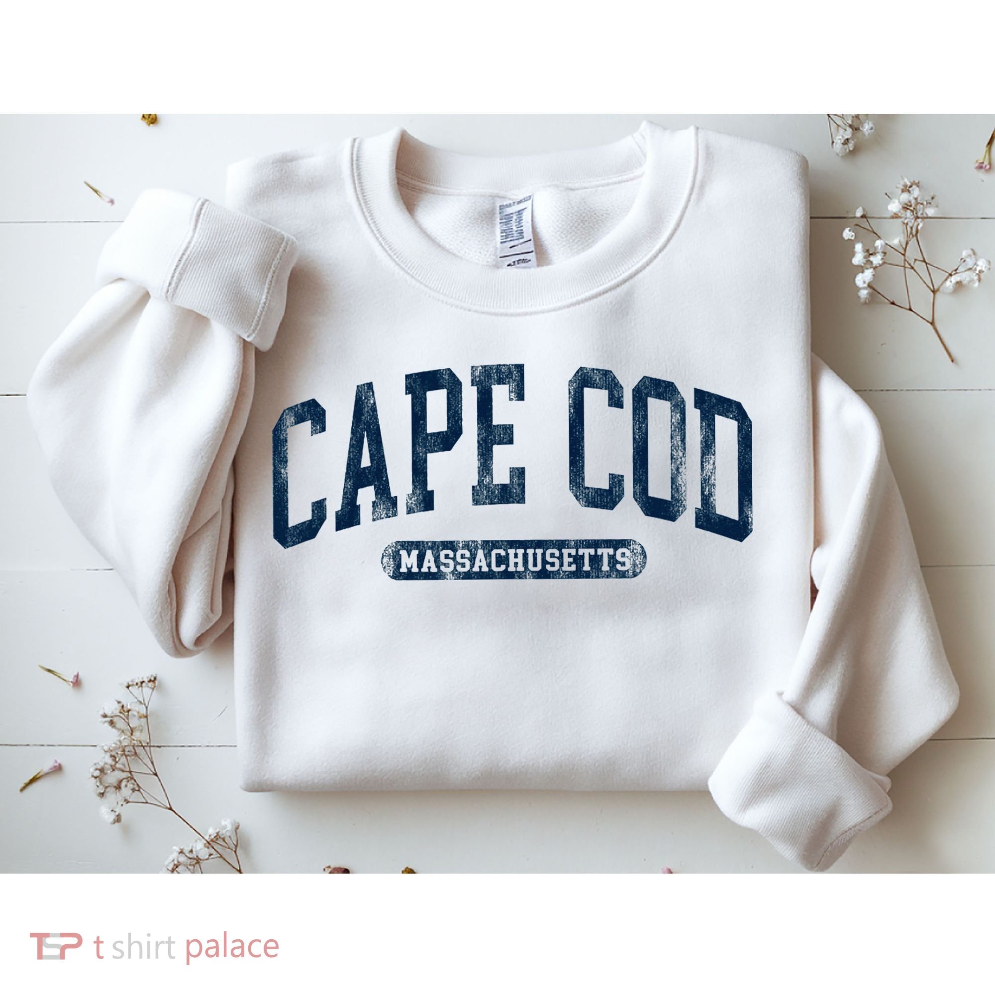 Cape Cod Massachusetts Retro Preppy Sweatshirt