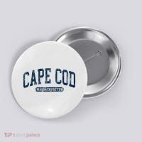 Cape Cod Massachusetts Retro Preppy Button thumb 0