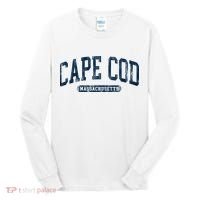 Cape Cod Massachusetts Retro Preppy Tall Long Sleeve Shirt thumb 0