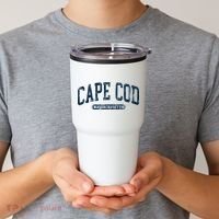 Cape Cod Massachusetts Retro Preppy Tumbler thumb 2